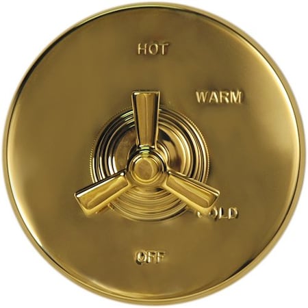 NEWPORT BRASS Lever Handle/Escutcheon Assembly, Cold in Forever Brass (Pvd) 3-429/01
